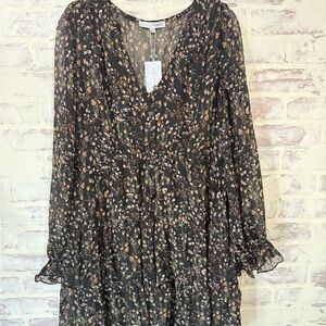 Floral Long Sleeve Dress